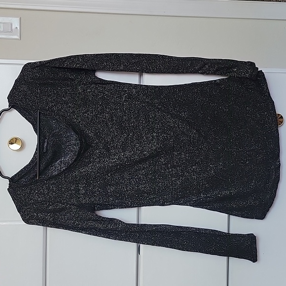 Express Tops - Express black with gold long sleeve top